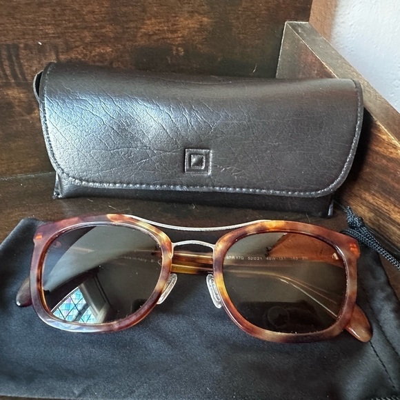 Prada Tortoiseshell & Gold-tone Aviator Frame Sunglasses - Picture 3 of 8